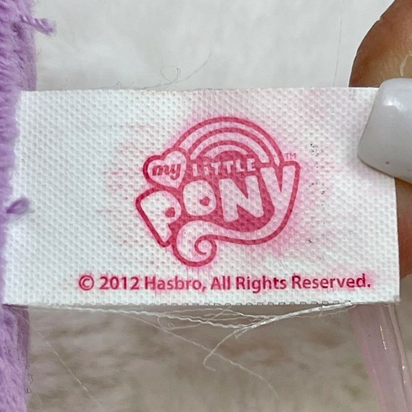 My Little Pony Twilight Sparkle 12" Plush Stuffed Toy Purple Pink Ribbon - Picture 9 of 11